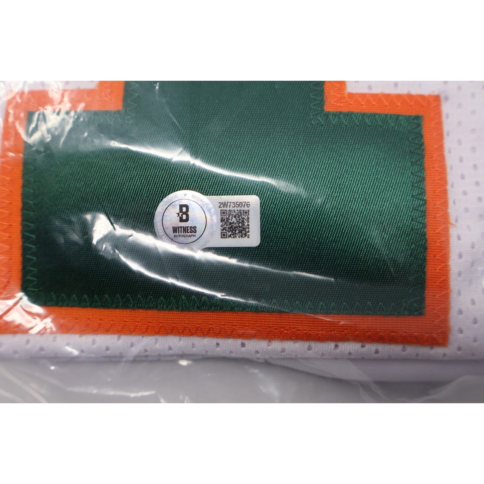 Carson Beck Autographed Signed Miami Hurricanes Custom Jersey Beckett COA New XL