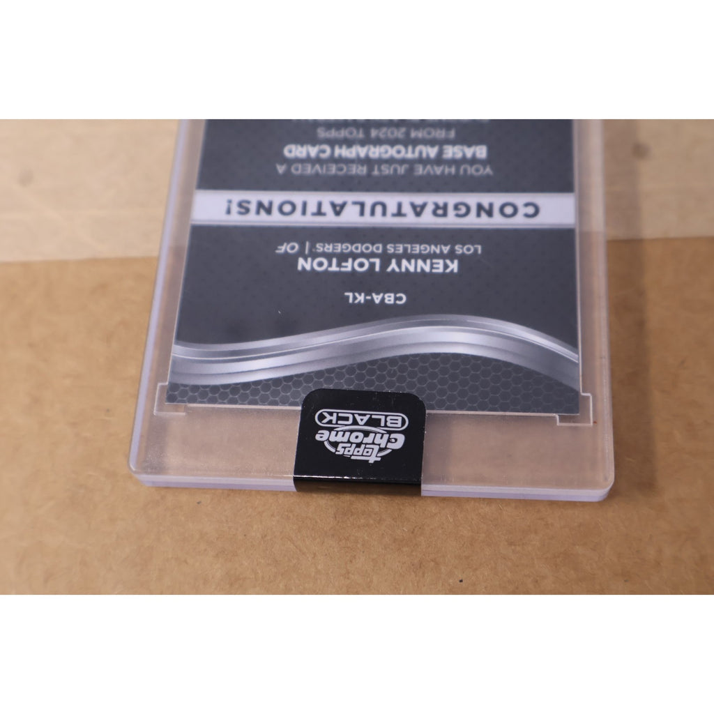 Kenny Lofton 2024 Topps Chrome Black Autograph Card #CBA-KL /50