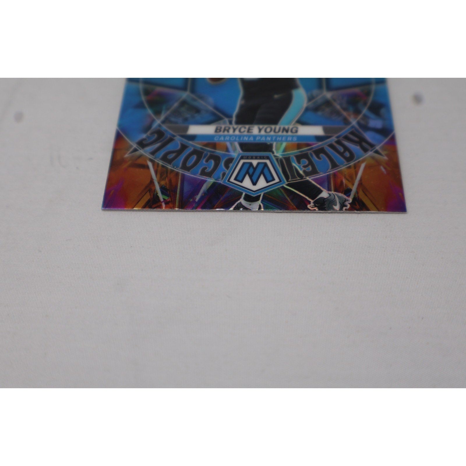 Bryce Young 2023 Panini Mosaic Rookie Kaleidoscopic SSP RC Panthers Case Hit