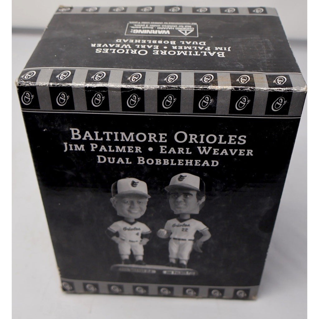 Baltimore Orioles Jim Palmer Earl Weaver Dual Bobblehead 2004 SGA New HOF MLB