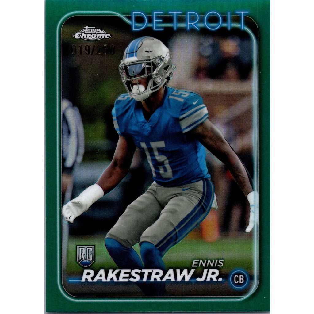Ennis Rakestraw Jr 2024 Topps Chrome Rookies Teal Refractor /250 #264 Rookie RC