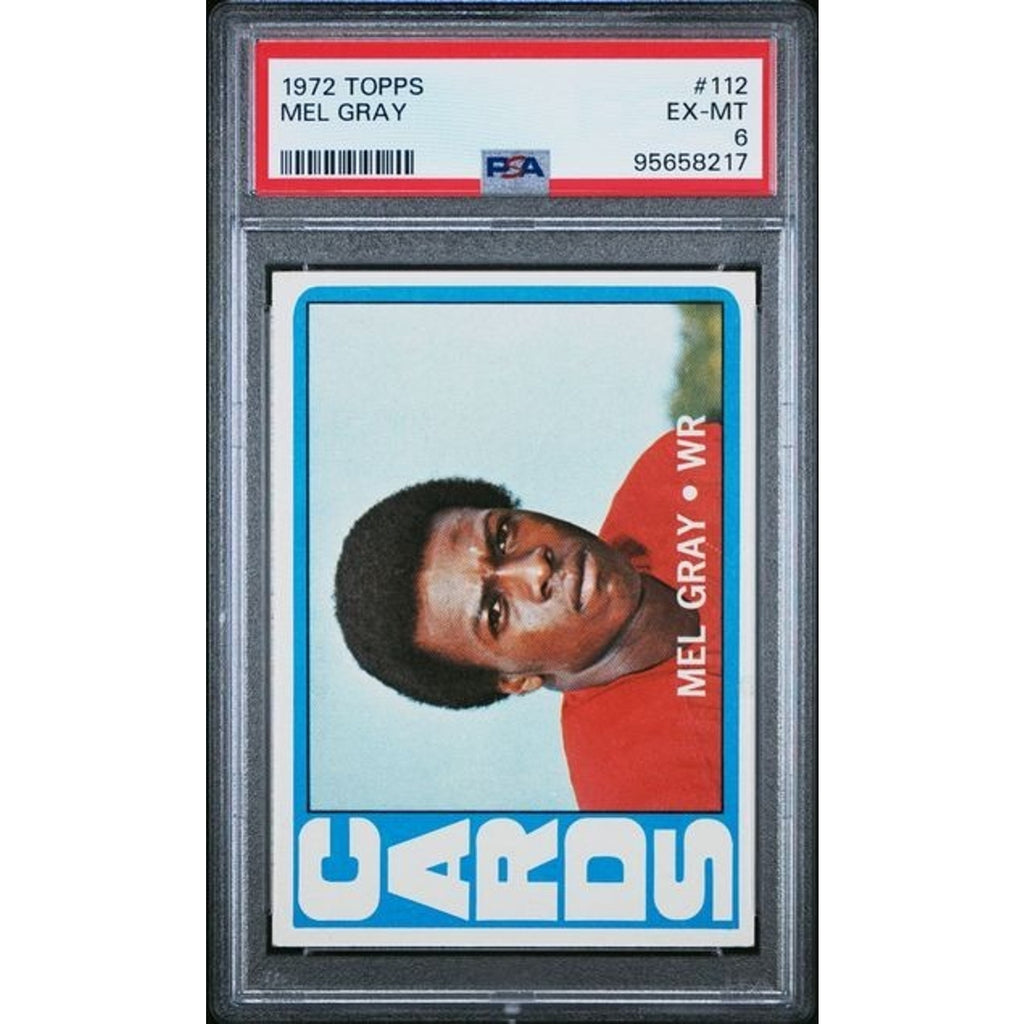 Mel Gray 1972 Topps Rookie #112 RC Vintage PSA 6 St. Louis Cardinals