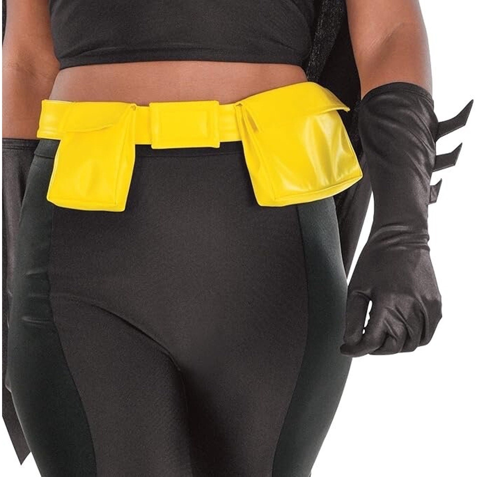 Party City Batman Costume for Women Cape Belt Mask Halloween Parties Leggings