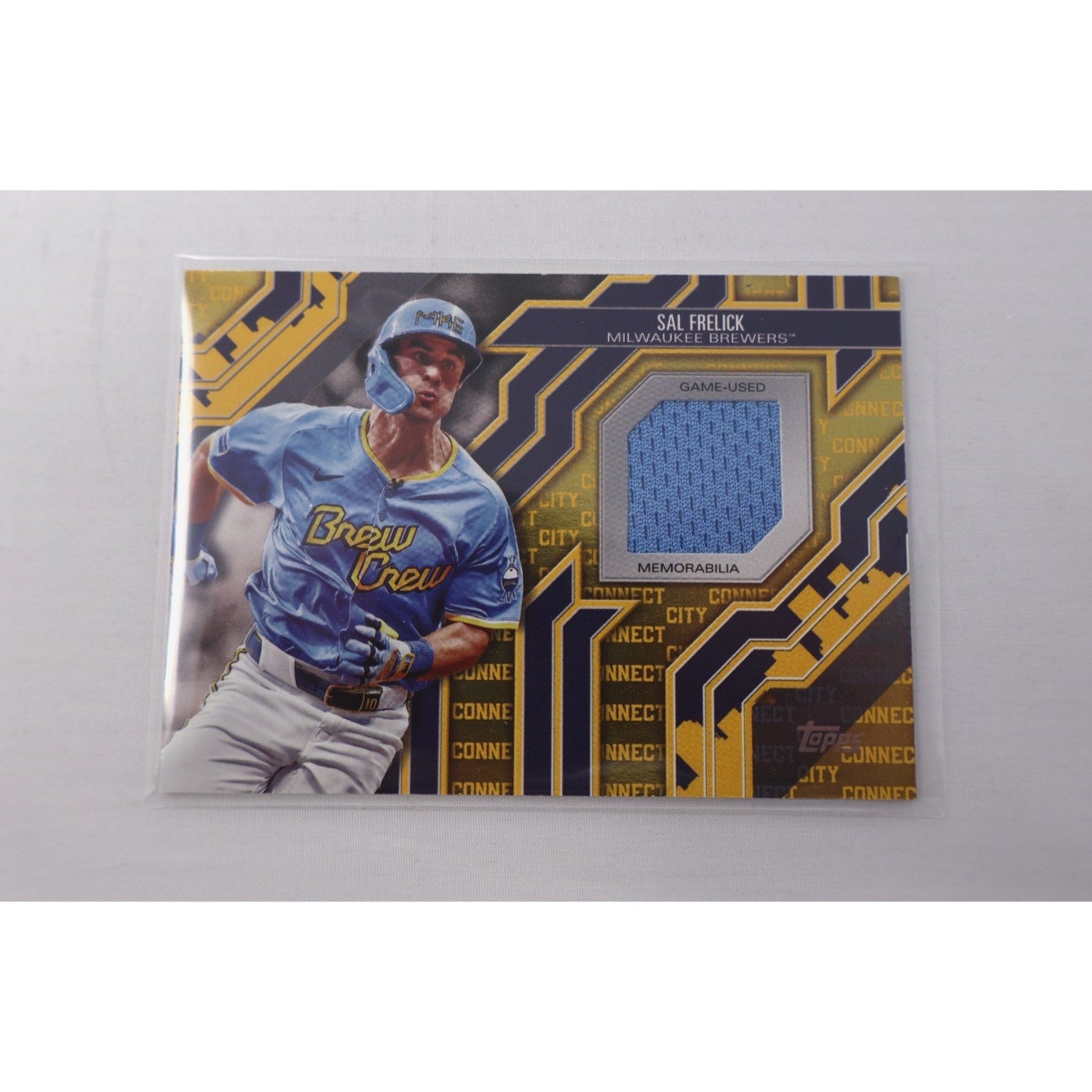 Sal Frelick 2025 Topps Series 1 City Connect Jersey Patch #CC-SF Mint