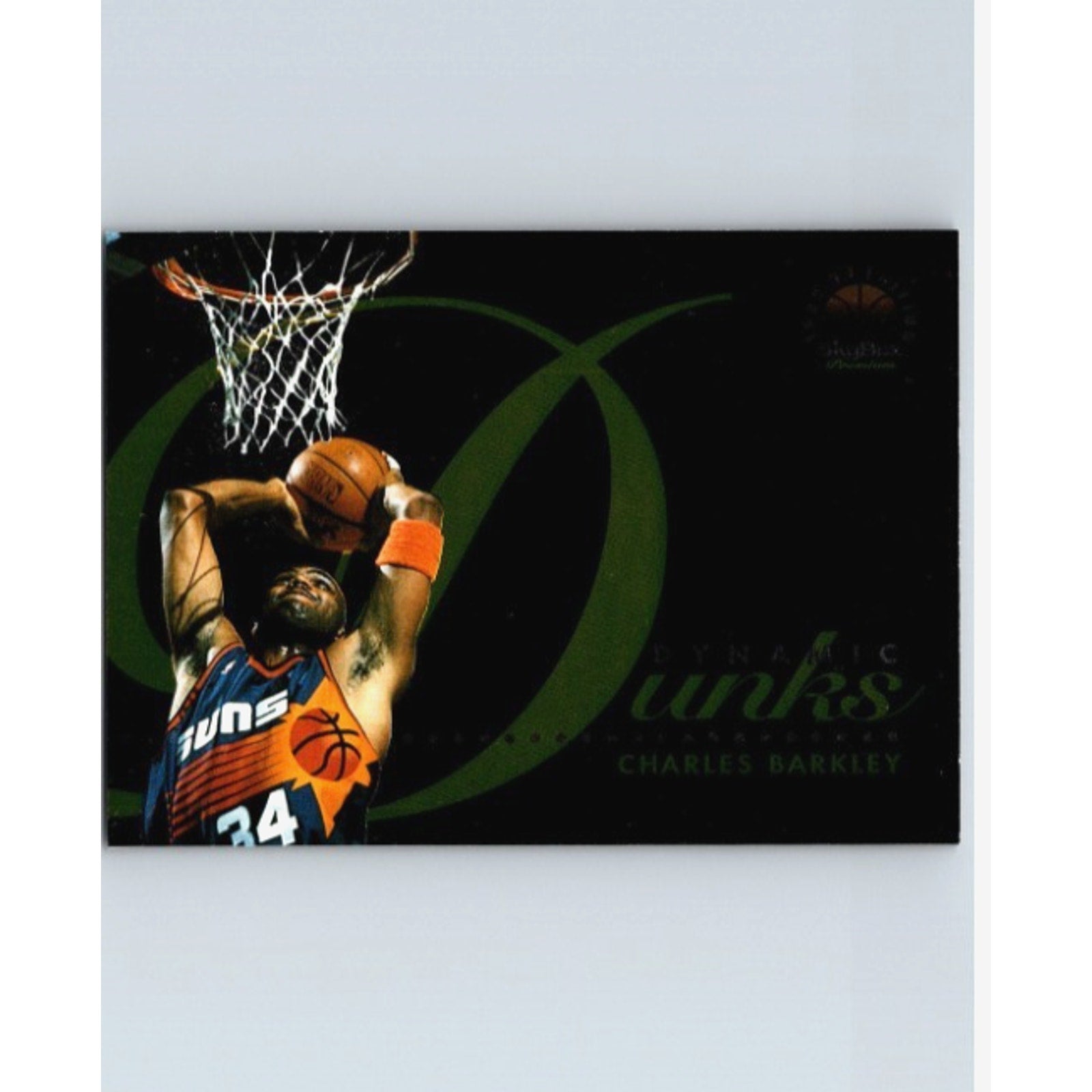 Lot Of 2 Charles Barkley Mint Skybox Inserts 1996 Electrified/1994 Dynamic Dunks