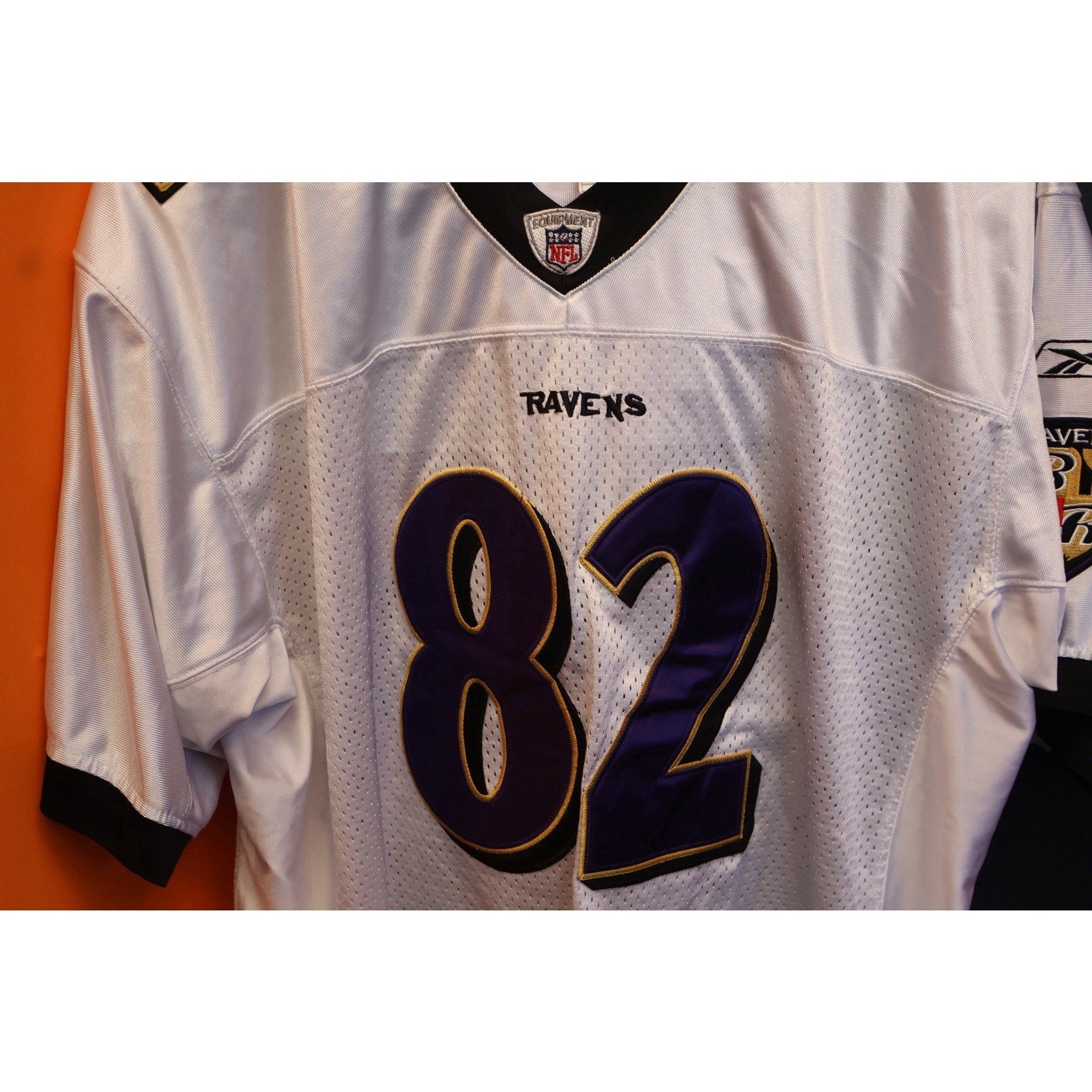 Baltimore Ravens #82 Torrey Smith Reebok On Field Jersey Size 54 White