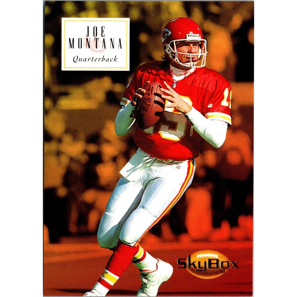 Joe Montana 1994 SkyBox Premium Kansas City Chiefs #75