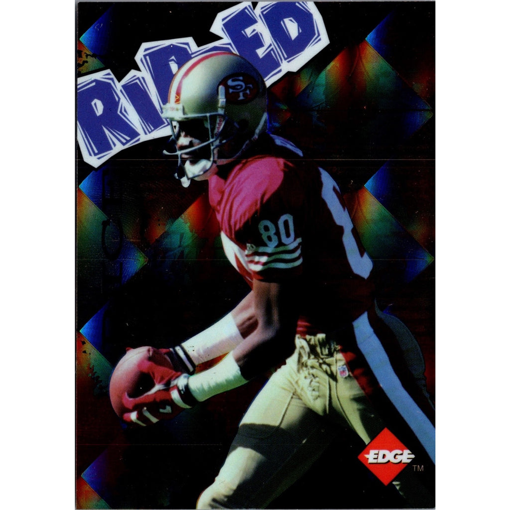 Jerry Rice 1996 Collector's Edge Insert Card - Ripped #5 San Francisco 49ers
