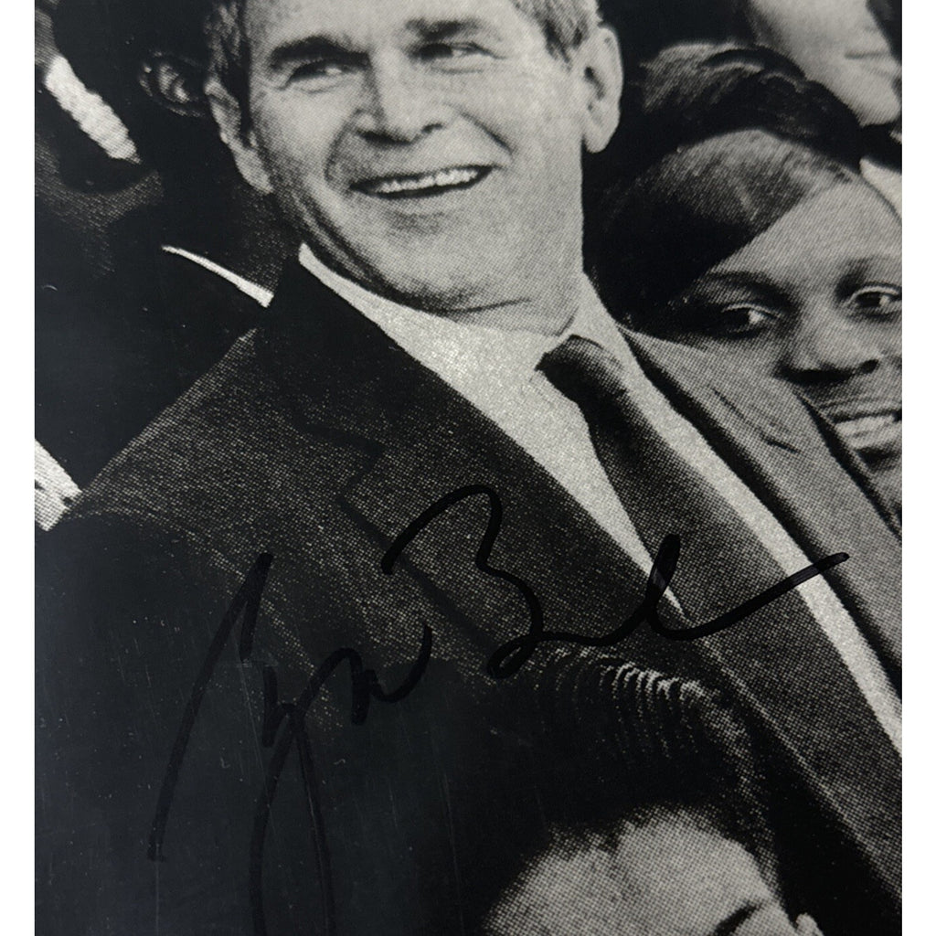 President George W. Bush 8x10 Signed Photo w/ COA PSA Governor Texas Campaign