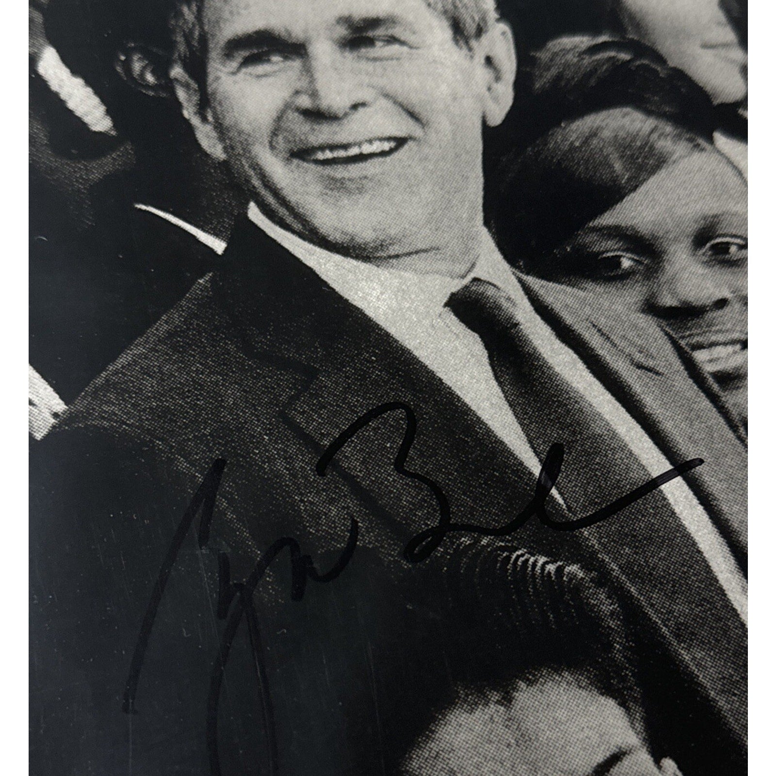 President George W. Bush 8x10 Signed Photo w/ COA PSA Governor Texas Campaign