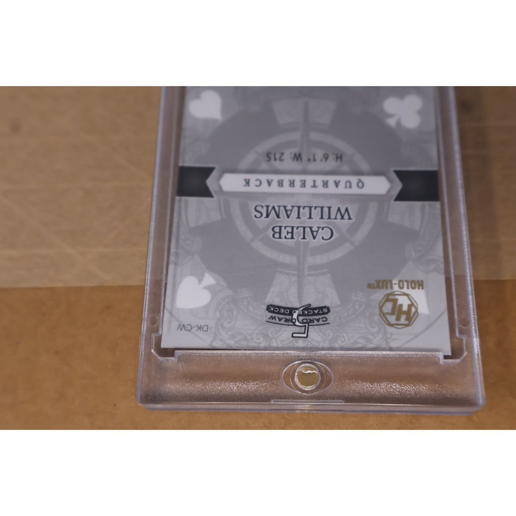 Caleb Williams 2023 Wild Card 5 Card Draw King Of Spades 1/1 #DK-CW USC Trojans