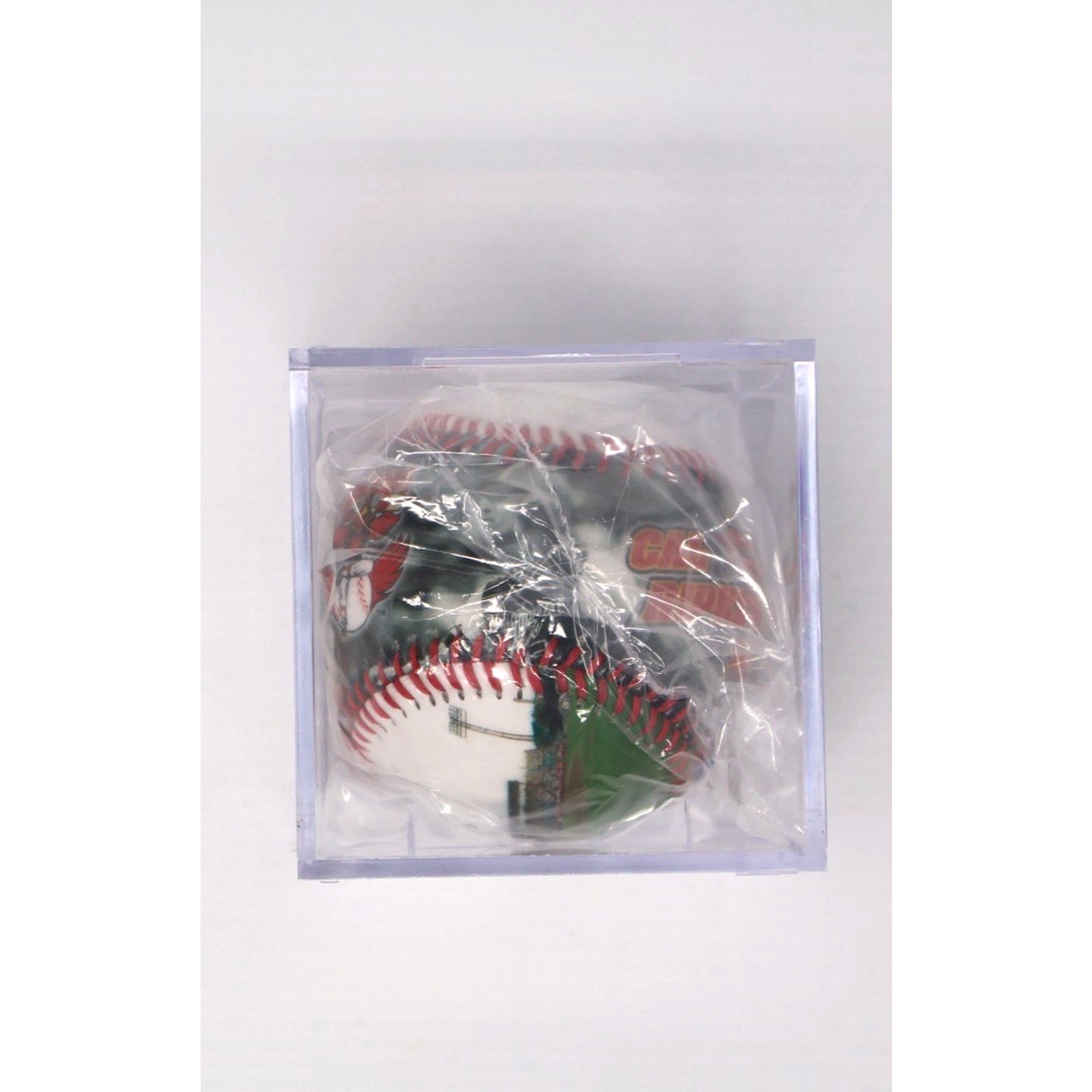Cal Ripken Jr Minor Leagues Rochester Red Wings Commemorative Fotoball In Case