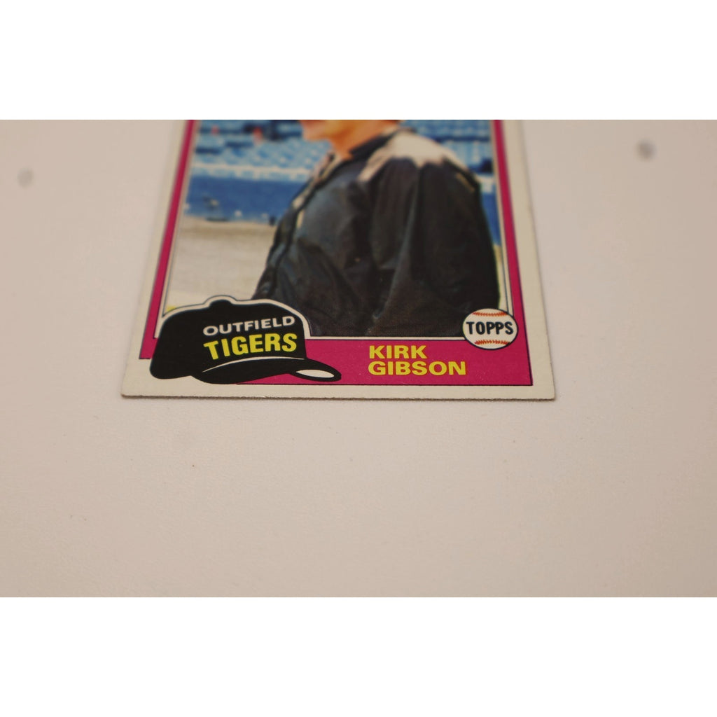 Kirk Gibson 1981 Topps #315 Rookie RC Detroit Tigers Vintage Baseball Card