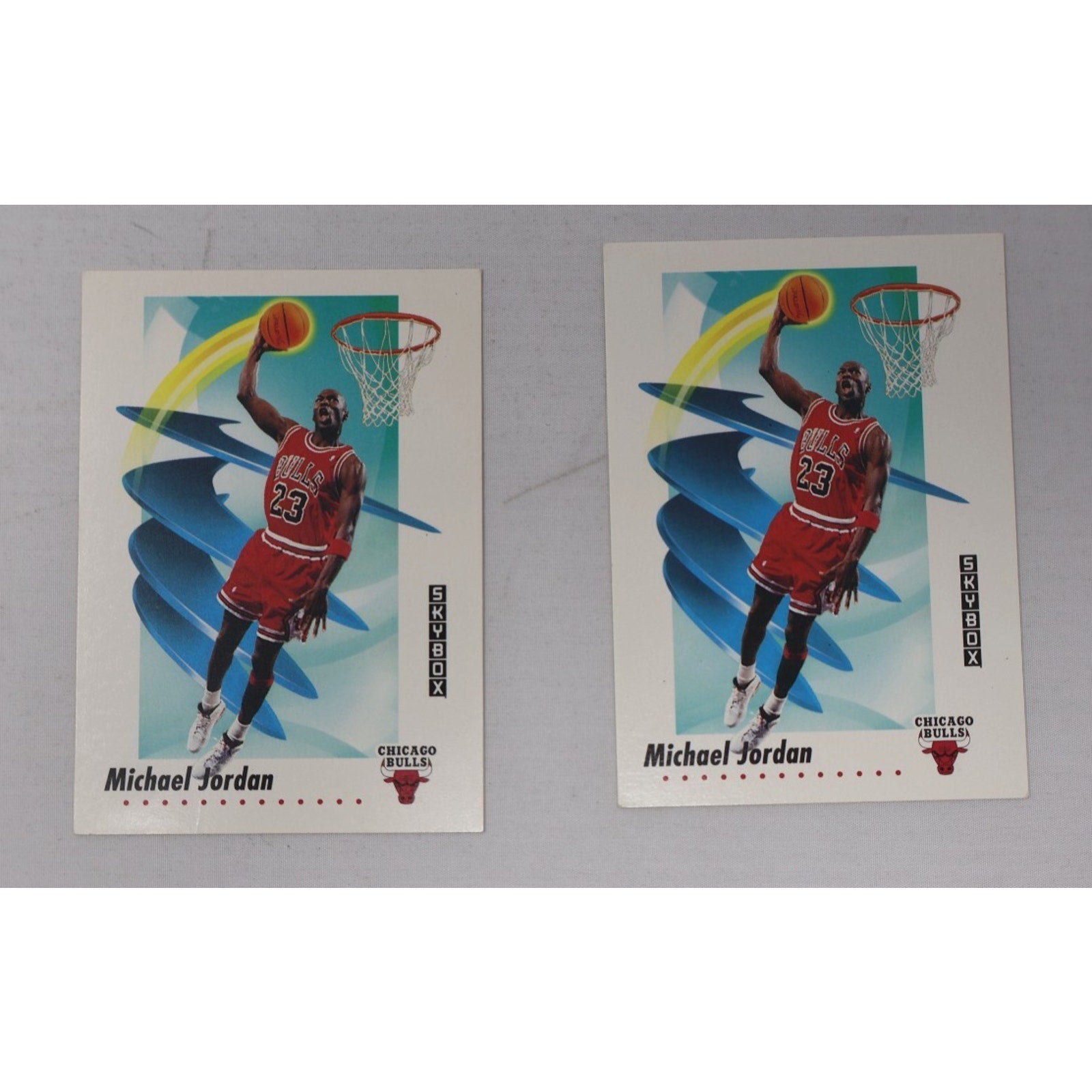 Lot Of 2 Michael Jordan 1991 Skybox #39 NM