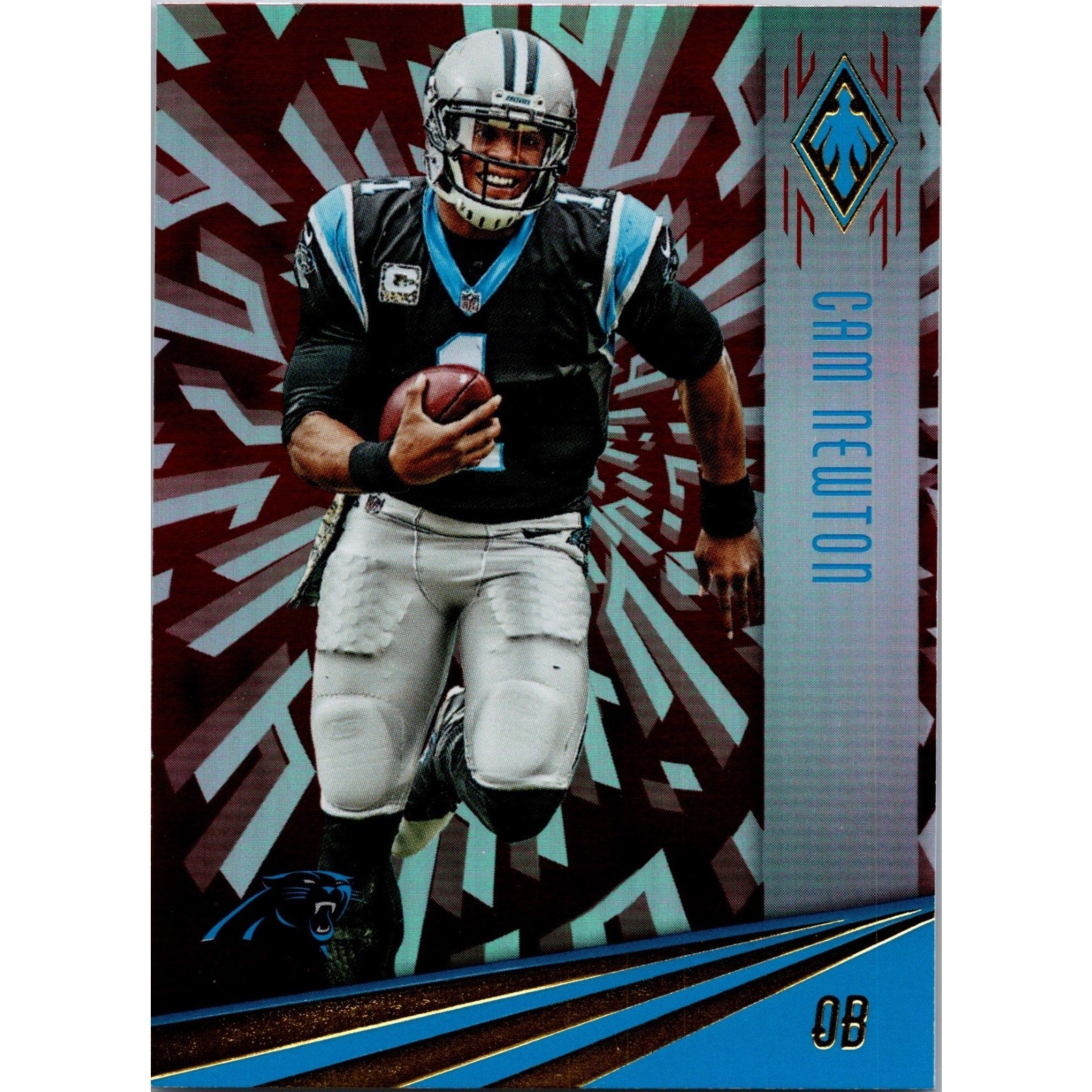 Cam Newton 2016 Panini Phoenix Football Red Parallel #14 Mint