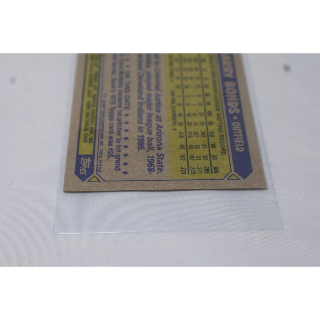 Barry Bonds 1987 Topps #320 Rookie Card (RC) - Pittsburgh Pirates - NMT+