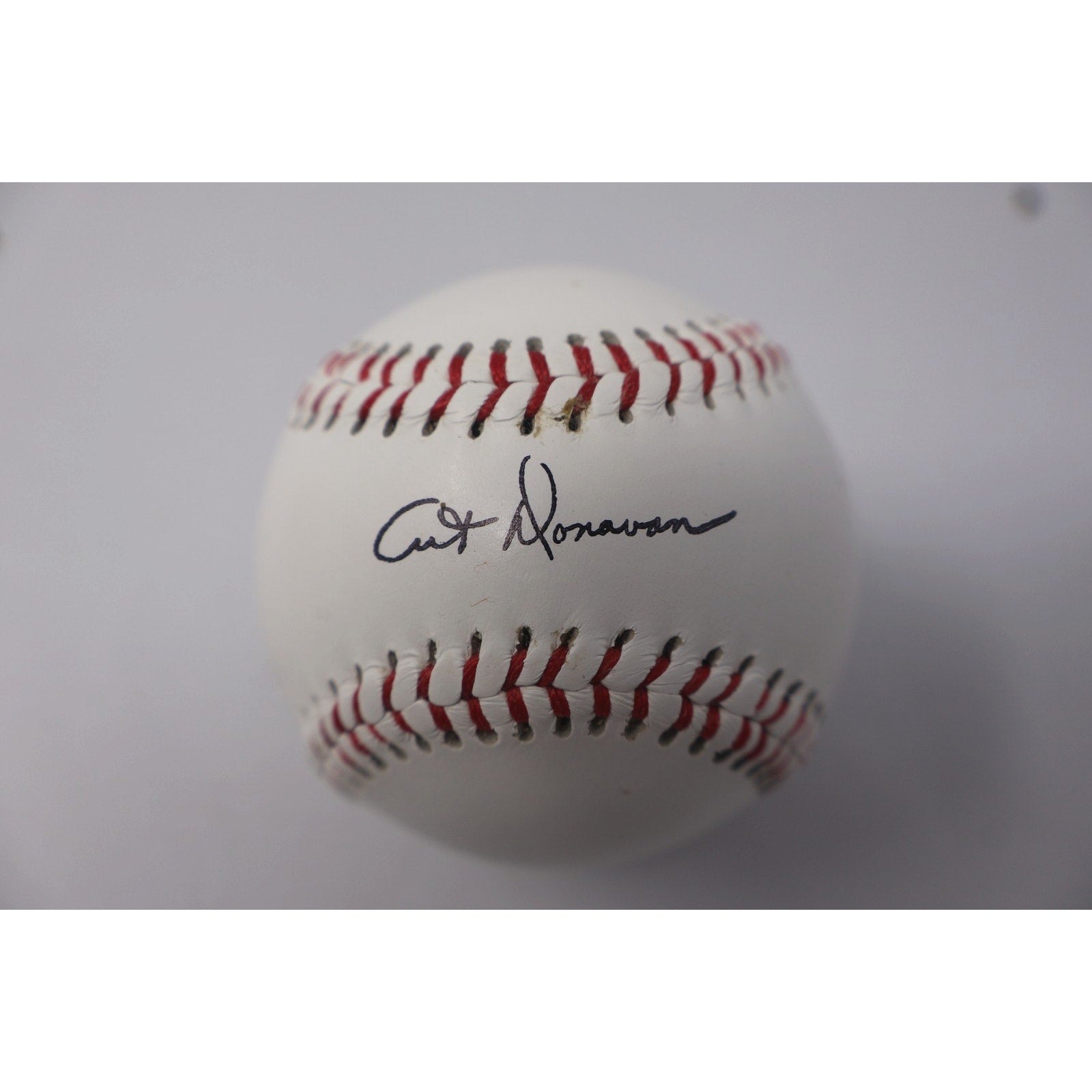 Art Donovan Signed Baseball With Collectors Package