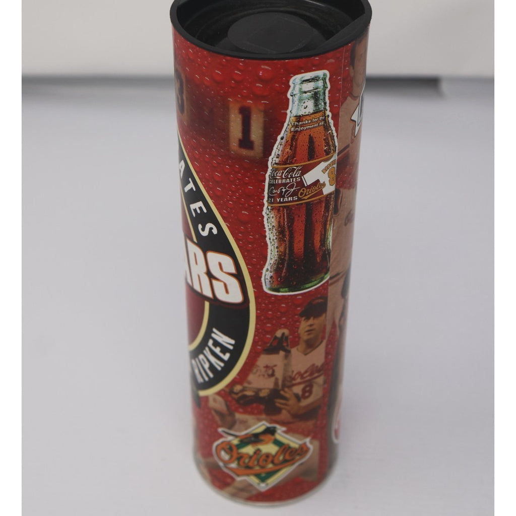 Alternate side artwork view of Cal Ripken Jr Coca-Cola collectors edition case