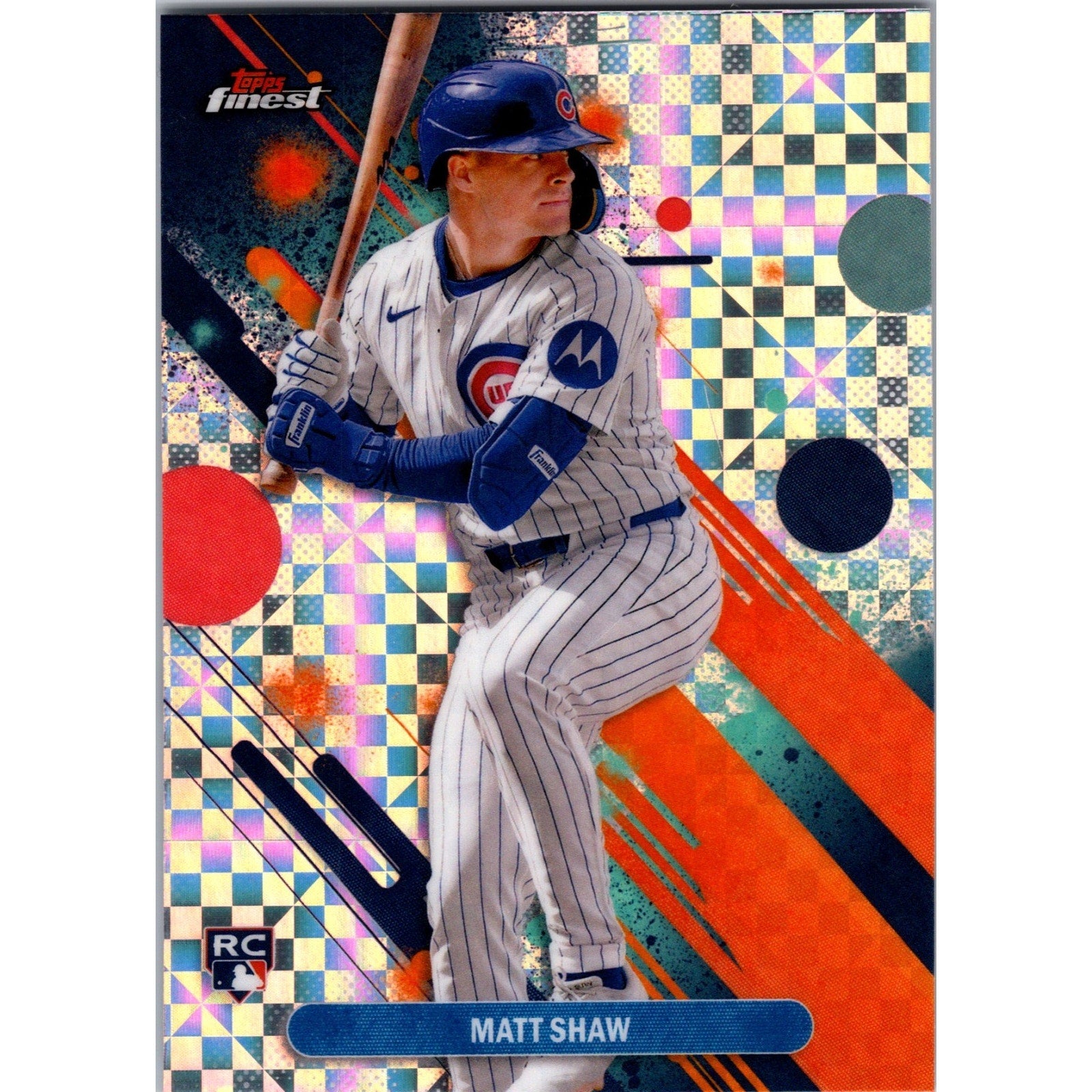 2025 Topps Finest Baseball Matt Shaw #85 Checkerboard Common RC