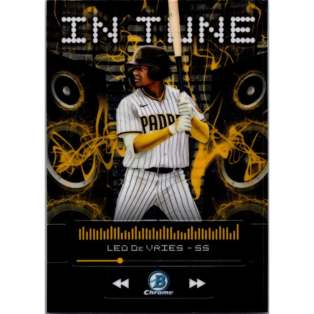 2024 Bowman Draft-In Tune-Leo De Vries #IT-11 Padres Rookie