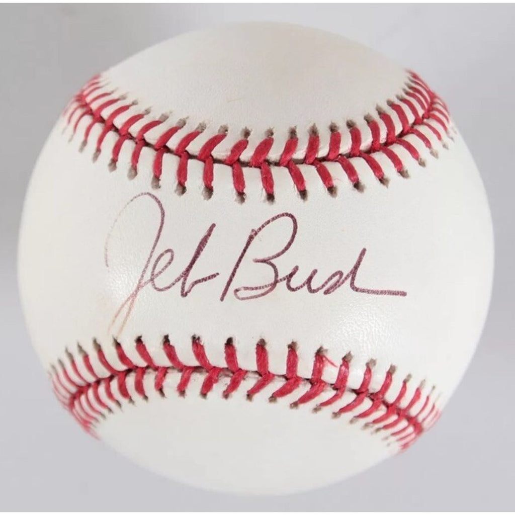 Jeb Bush Signed Baseball Governor - COA JSA