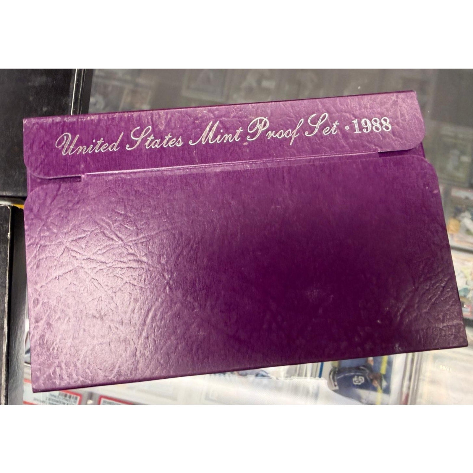 1988 United States Mint Proof Set Original U.S. Mint Coin Collection Purple Case