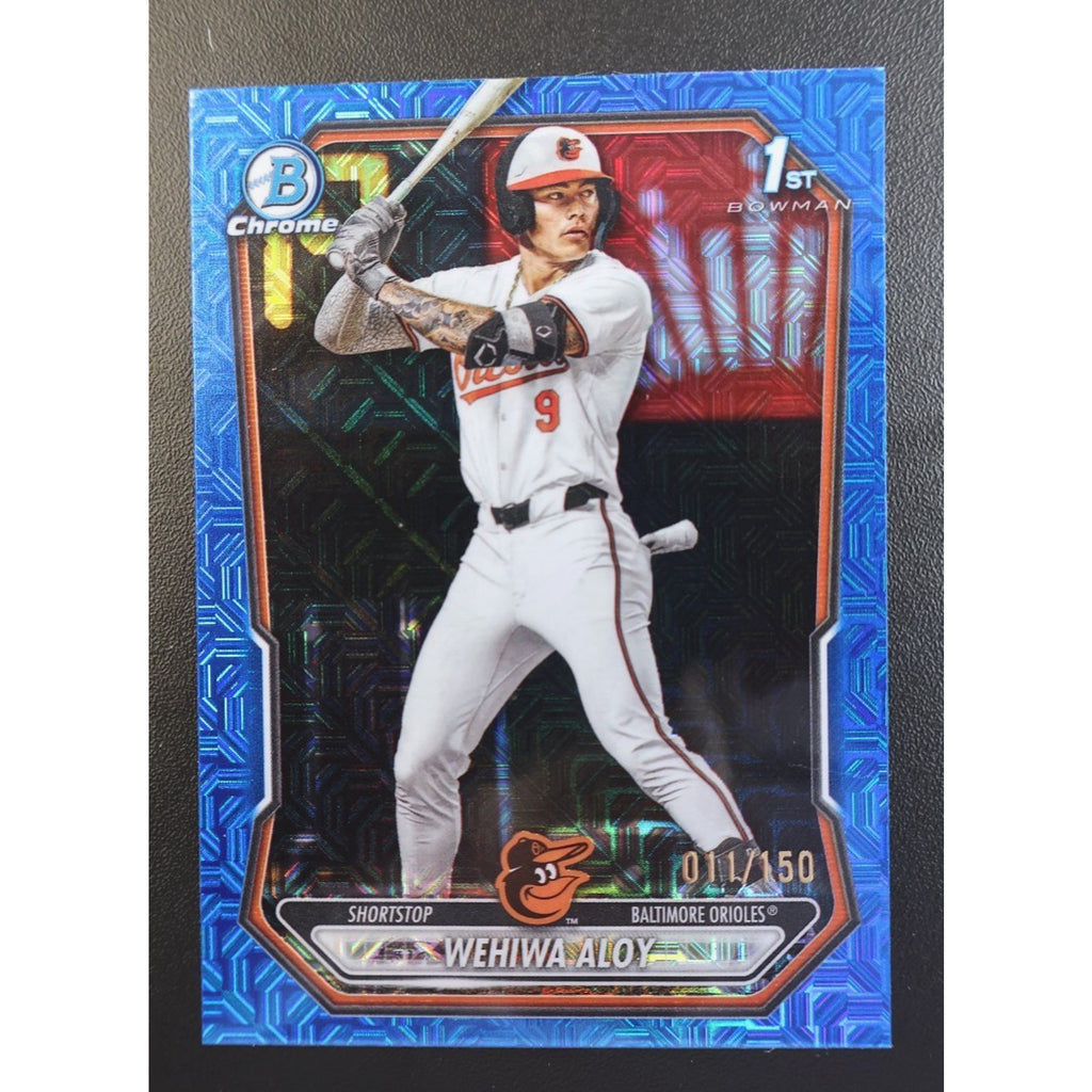 Wehiwa Aloy 2026 Bowman Chrome 1st Blue Mojo Refractor RC /175 #BCP-135 Mint