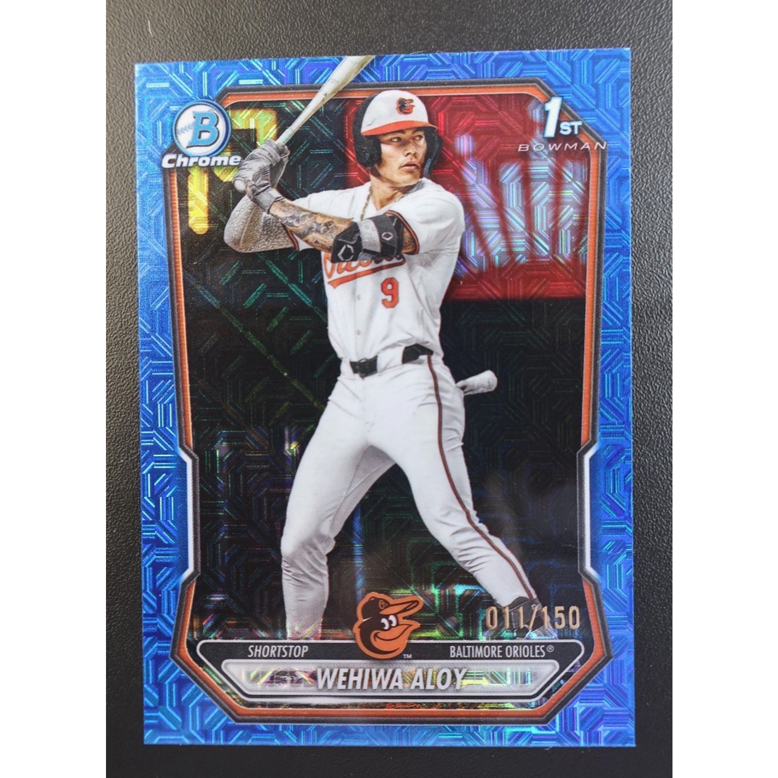 Wehiwa Aloy 2026 Bowman Chrome 1st Blue Mojo Refractor RC /175 #BCP-135 Mint