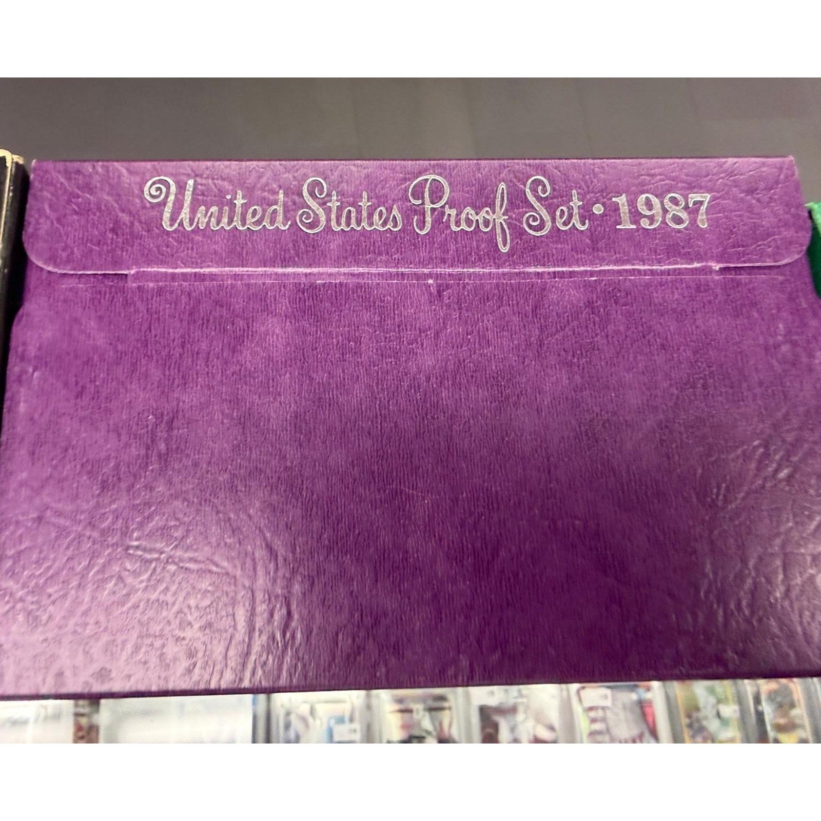 1987 United States Proof Set Original U.S. Mint Coin Collection Purple Case
