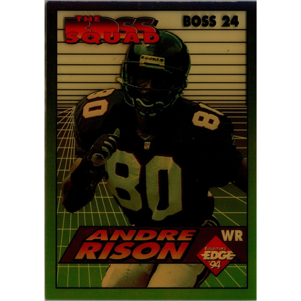Andre Rison 1994 Collector's Edge HOF #24 The Boss Squad Atlanta Falcons Mint