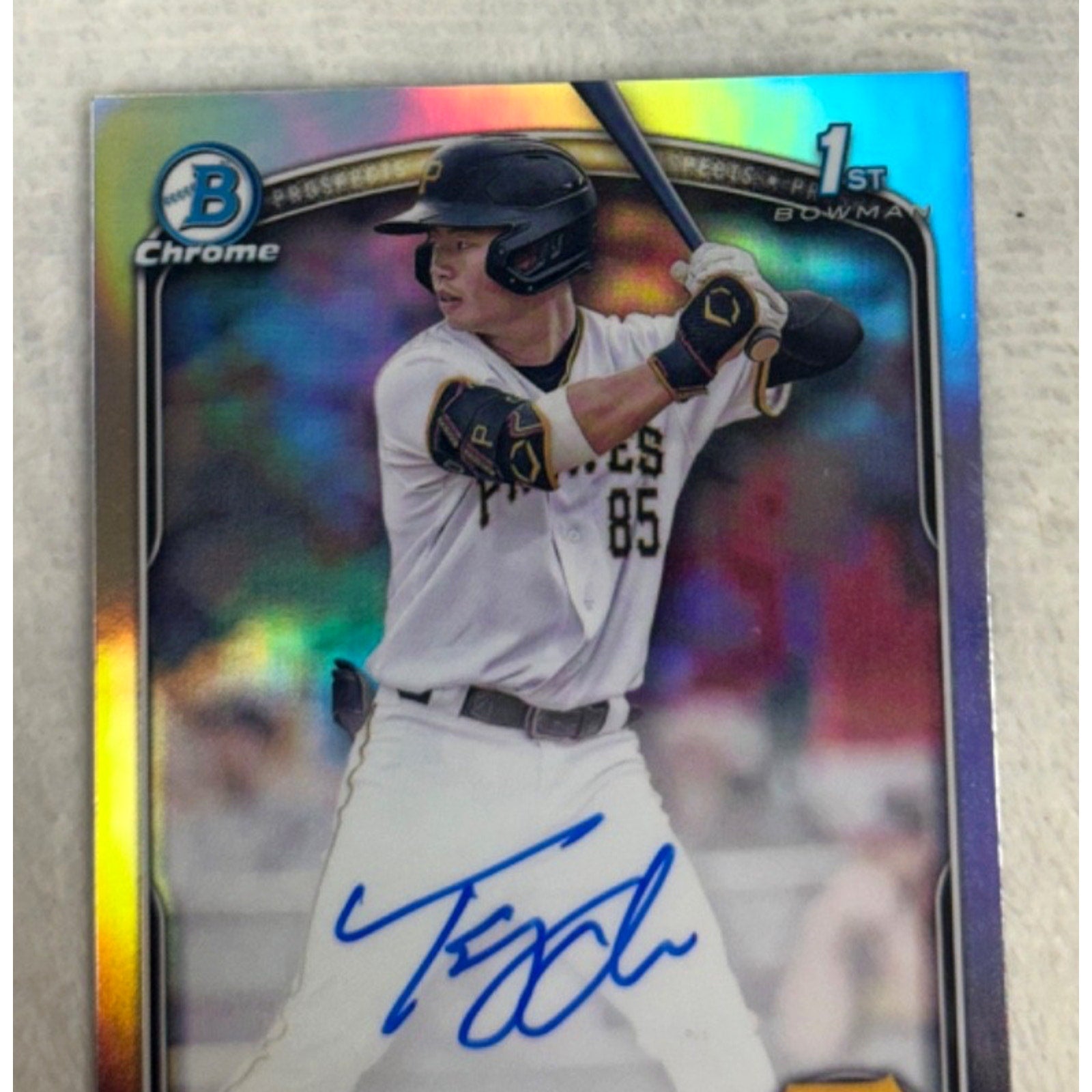 TSUNG-CHE CHENG 2025 BOWMAN CHROME 1ST AUTO REFRACTOR /499 #CPA-TC ROOKIE RC MLB
