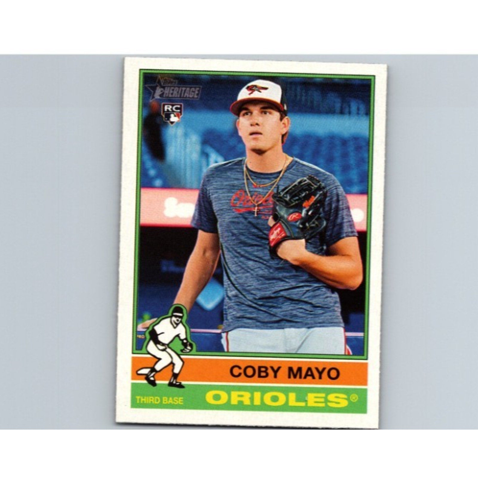 2025 Topps Heritage Coby Mayo RC Image Variations Rookie #340 NM