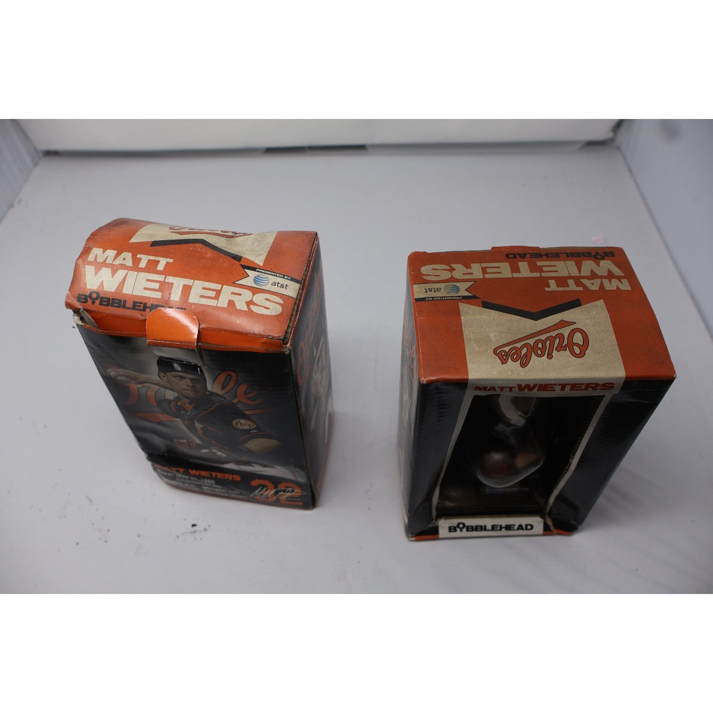 Lot Of 2 Matt Wieters Baltimore Orioles Bobbleheads In Box