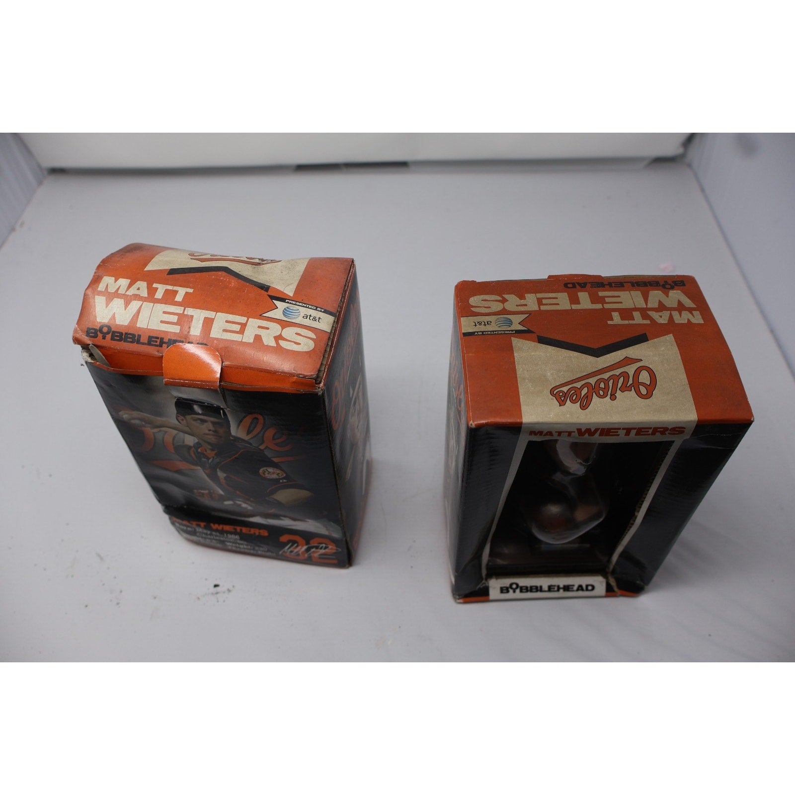 Lot Of 2 Matt Wieters Baltimore Orioles Bobbleheads In Box