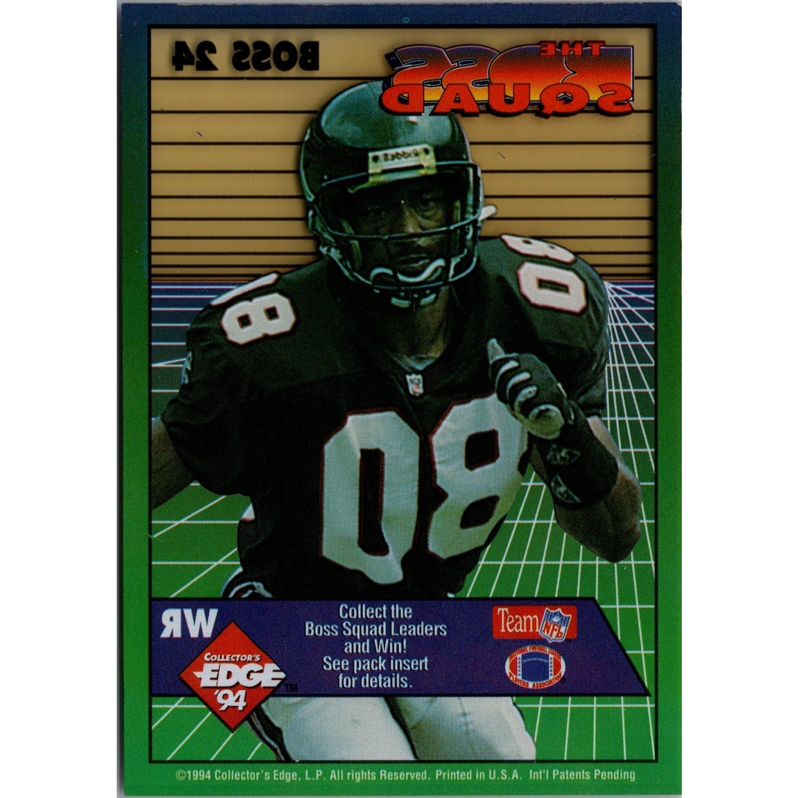 Andre Rison 1994 Collector's Edge HOF #24 The Boss Squad Atlanta Falcons Mint