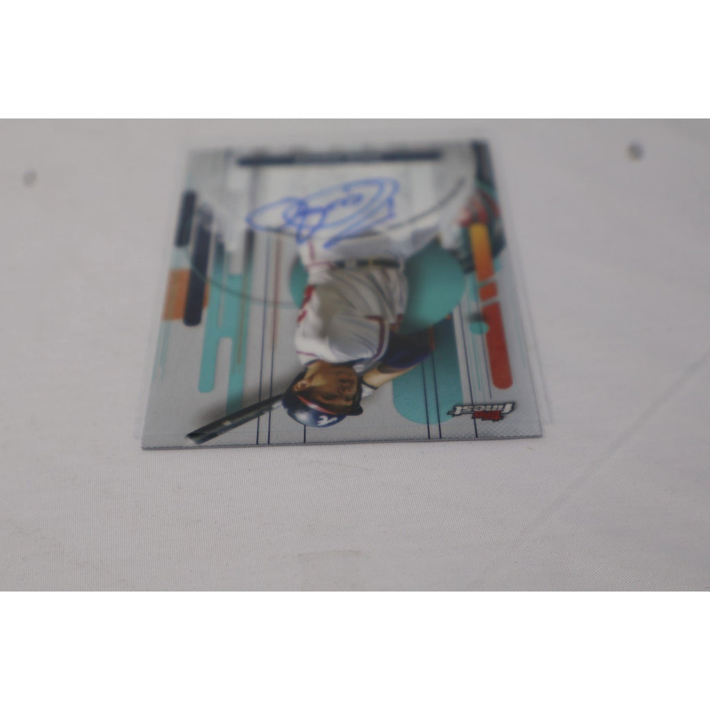 David Justice 2025 Topps Finest Auto #FA-DJ Mint