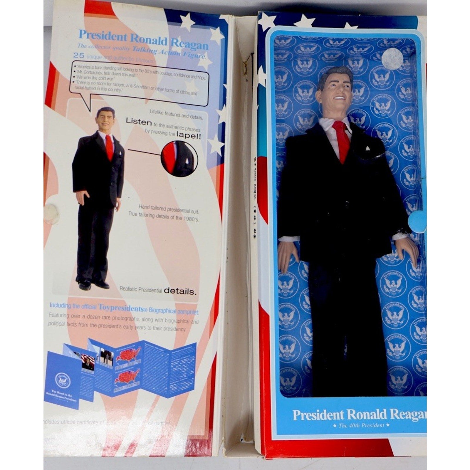 President Ronald Reagan 40th US President Talking Action Figure 12" Doll