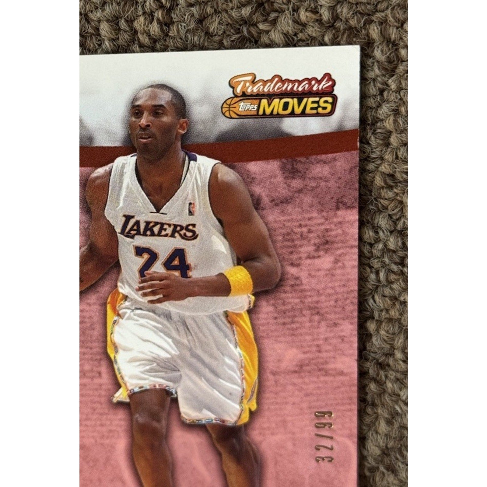 2007 Kobe Bryant Trademark Moves Topps #24 Los Angeles Lakers /99 HOF GOAT