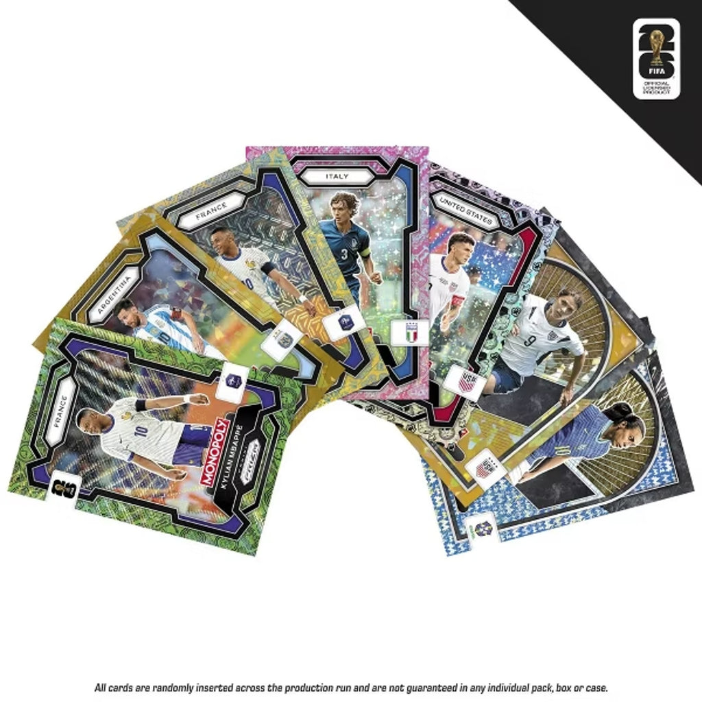 Lot Of 5 2026 Panini Prizm Monopoly FIFA World Cup Blaster Box - FACTORY SEALED