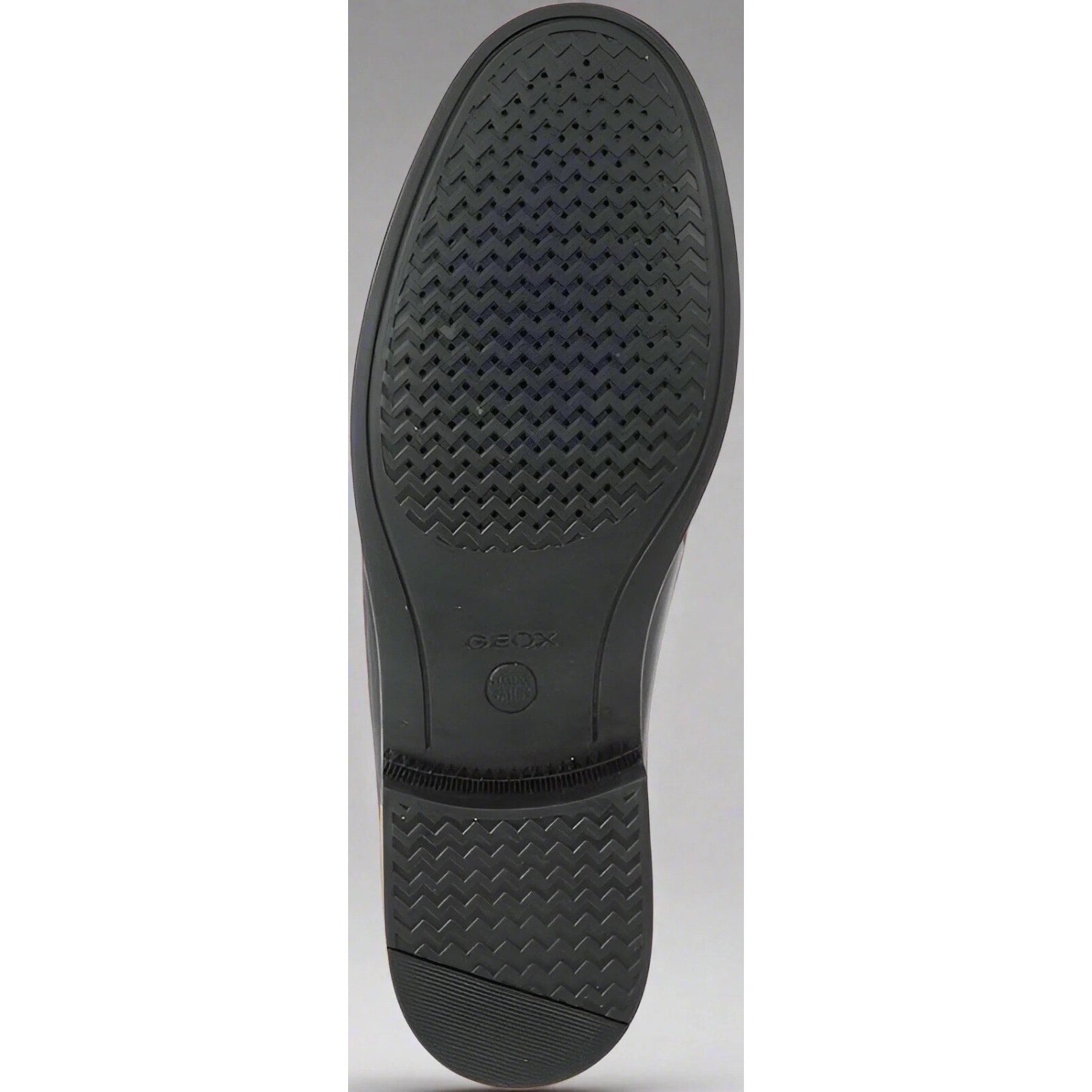 Geox Mens U New Damon B Penny Loafer Black With Heel Breathable Toe Box Dress