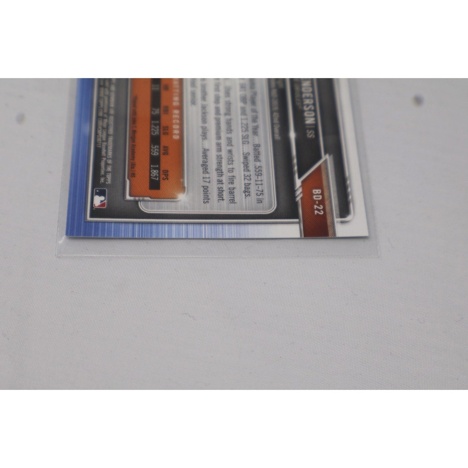 Gunnar Henderson 2019 1st Bowman Rc Auto DNA Authentic Rookie Mint