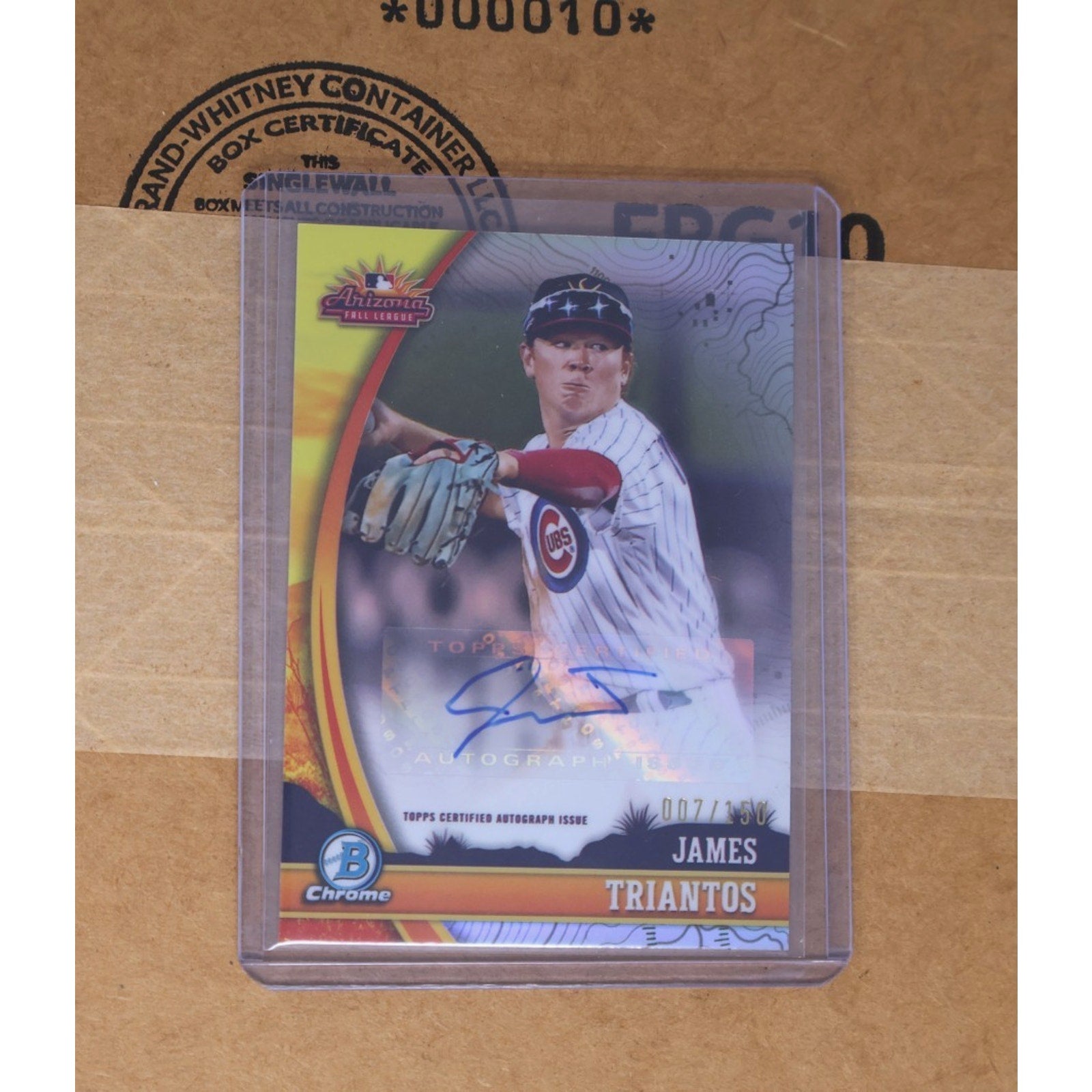 James Triantos 2024 Topps Bowman Chrome Arizona Fall Stars Auto /150 #AFL-JT