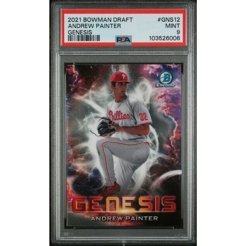 2021 Bowman Draft Genesis Andrew Painter #GNS12 RC Rookie PSA 9 Mint Phillies