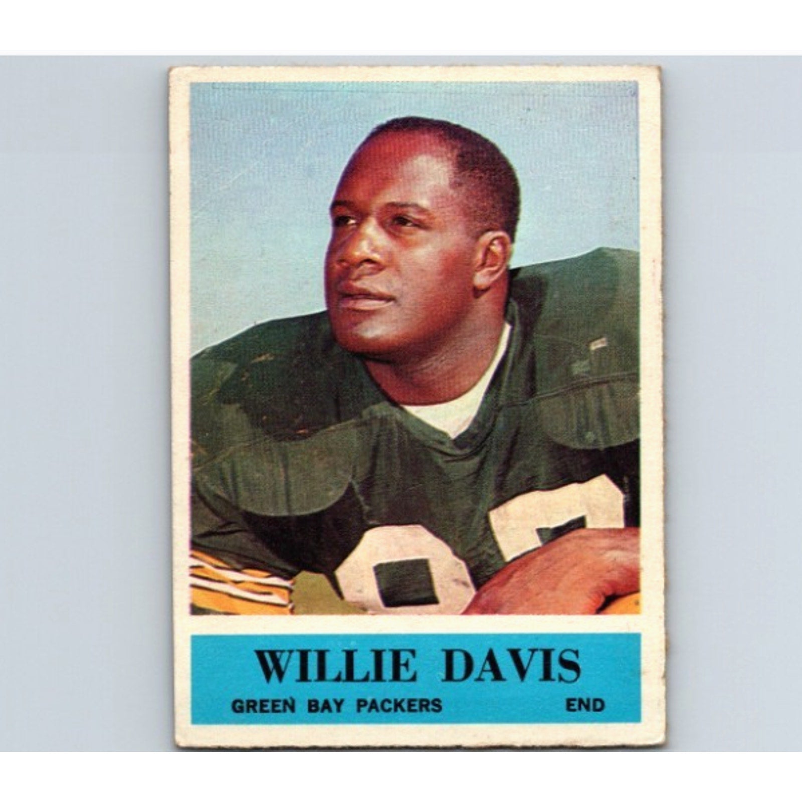 WILLIE DAVIS 1964 Philadelphia #72 Green Bay Packers HOF EX Condition