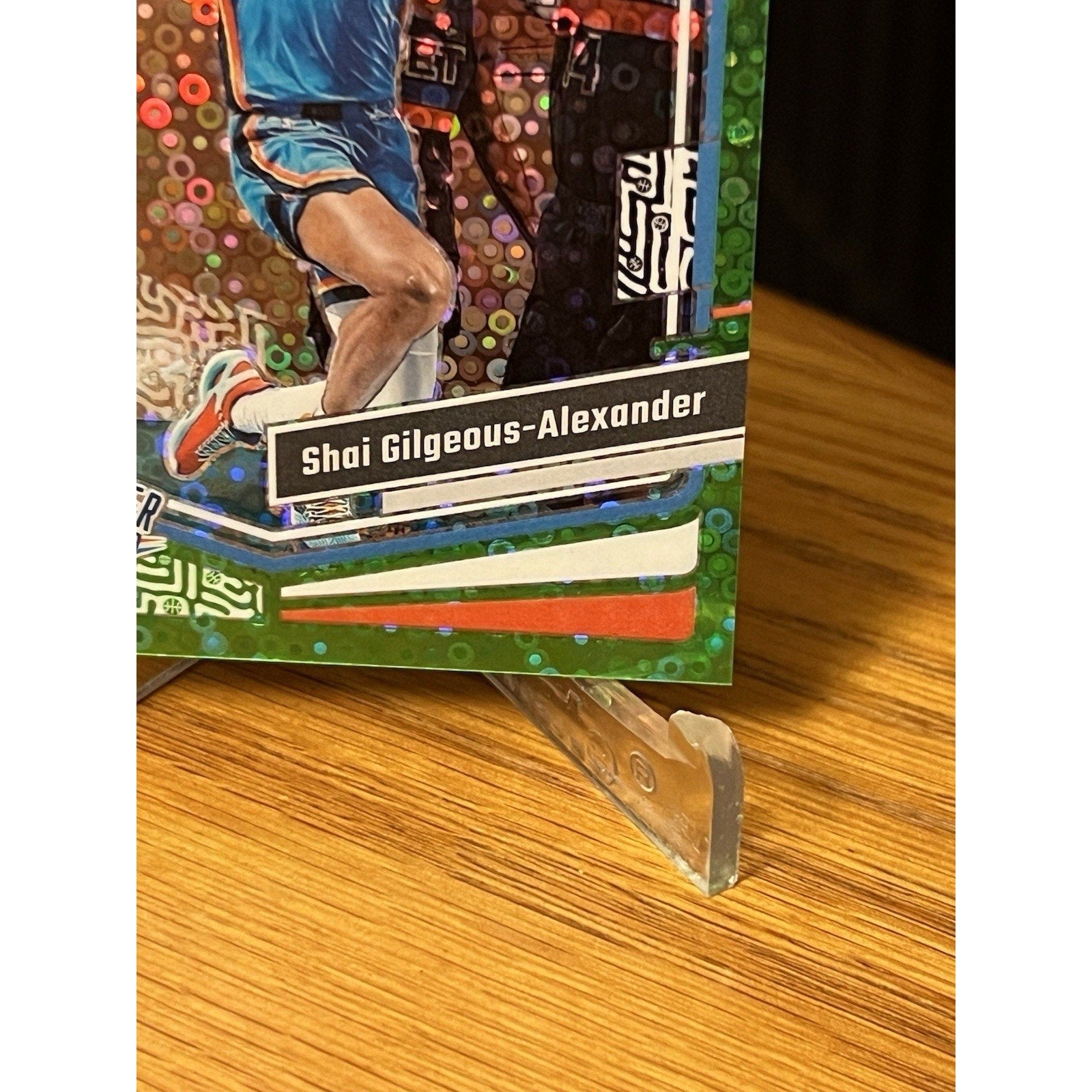 2023 Donruss Optic #104 Shai Gilgeous-Alexander Green Disco Fast Break Prizm /5