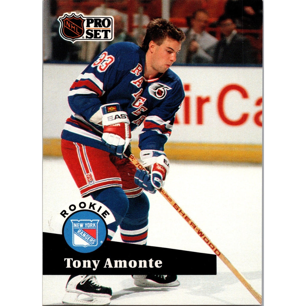 Tony Amonte 1991-92 Pro Set Hockey #550 (RC) - New York Rangers HOF