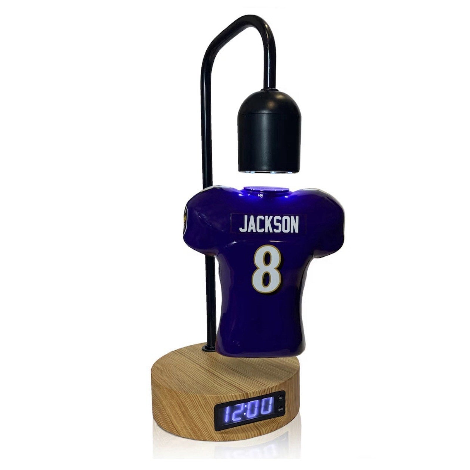 Lamar Jackson Baltimore Ravens Hover Jersey Digital Clock Football NFL Licensed