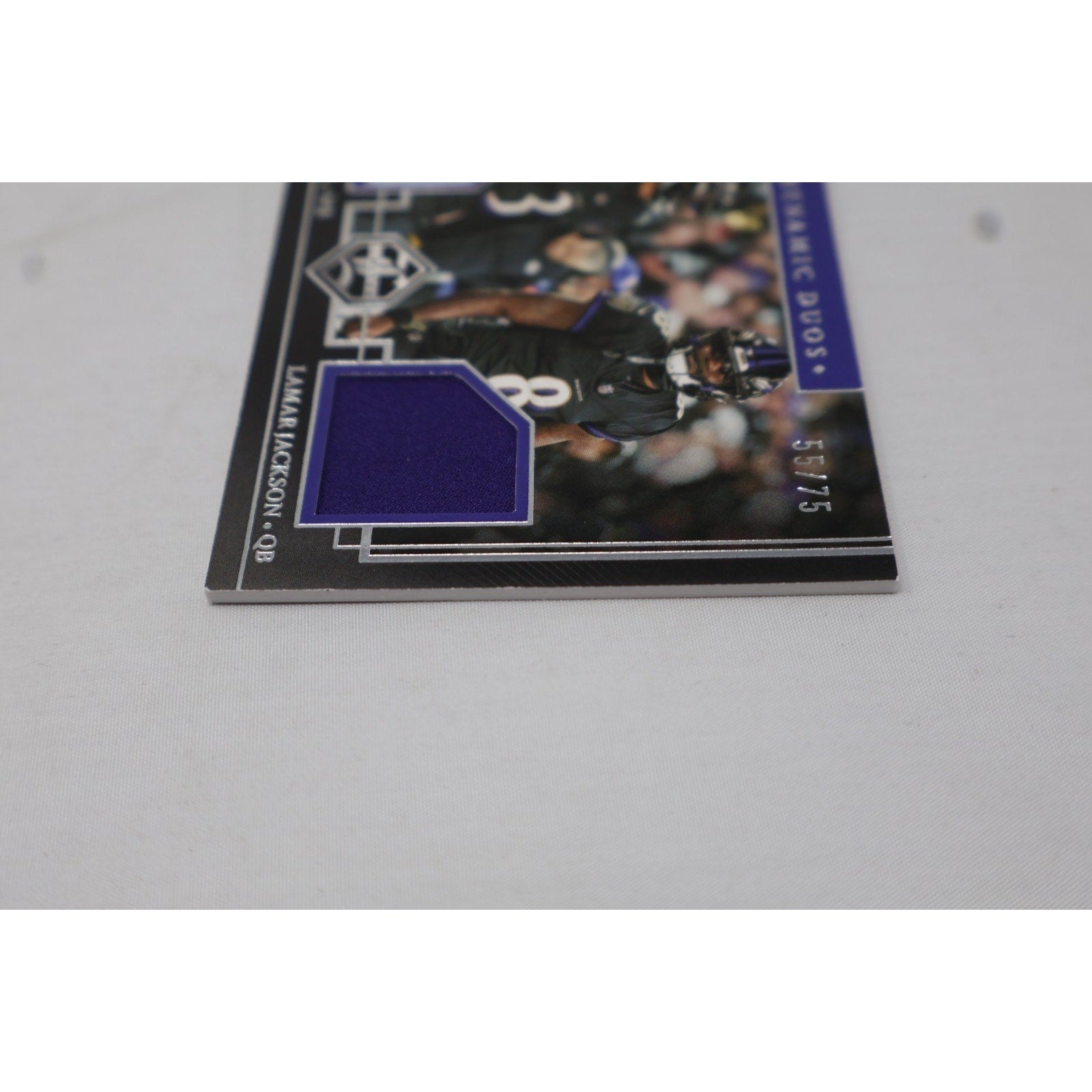 2023 Panini Limited Dynamic Duos Lamar Jackson Odell Beckham Jr. #DD-BAL /75
