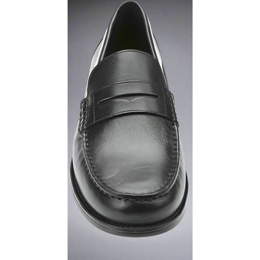 Geox Mens U New Damon B Penny Loafer Black With Heel Breathable Toe Box Dress