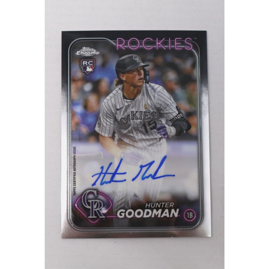 2024 Topps Chrome - Hunter Goodman #RA-HG Rookie Auto (RC) Mint